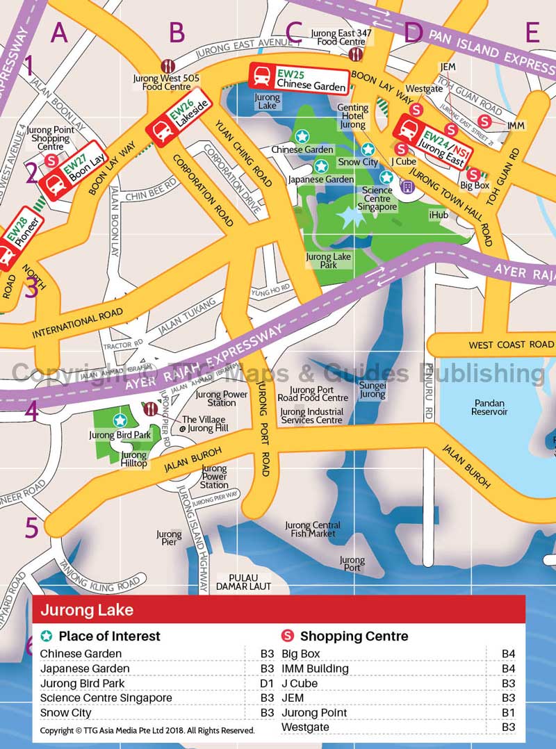 Jurong Island Map