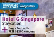 Hotel G Singapore Staycation Package